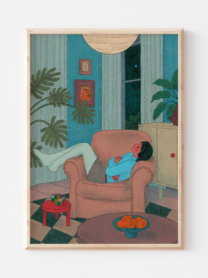 'Blues' Print