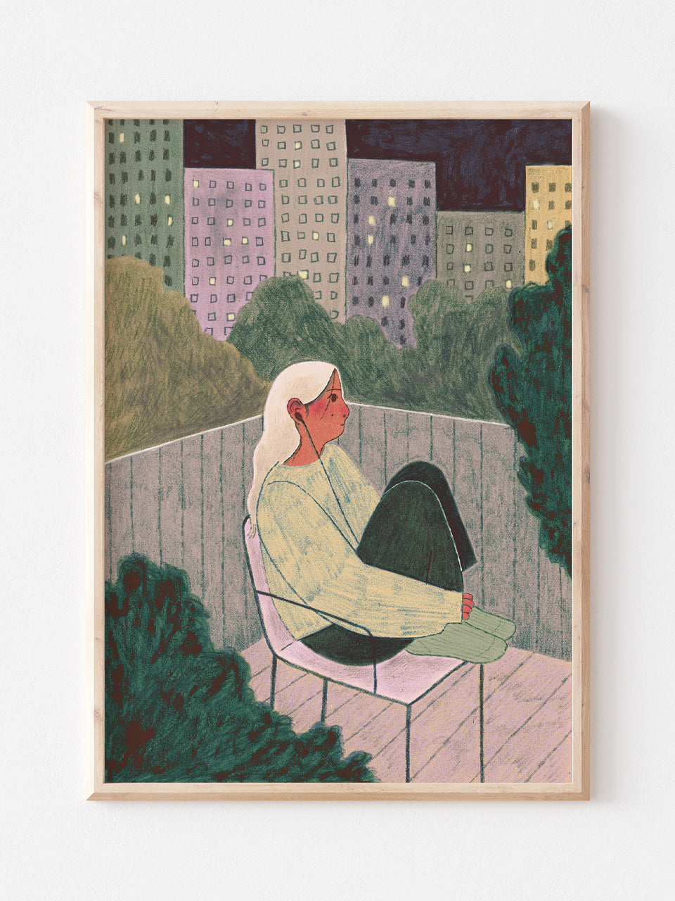 'Headphones On' Print