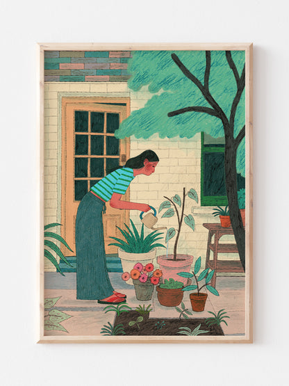 'Planting' Print